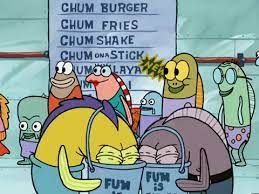 Located across the street from the krusty krab is the chum bucket, another fast food restaurant owned and operated by plankton and karen. Season 6 Episode 22 Spongebob Squarepants Gif Find On Gifer