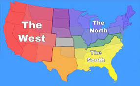 In you need to spell out the whole name of the place without abbreviation. How Accurate Is This Map Texas To North Dakota Are The Boundaries Between East And West And Kansas To Delaware Are The Boundaries Between The North And The South The States In