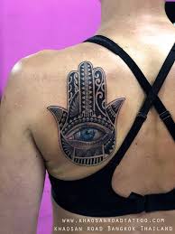 When it comes to tattoos designs with meanings, you simply can't overlook the caduceus symbol. Hamsa Tattoo Symbolizes The Hand Of God Hand Of Fatima It Brings It S Owner Happiness Luck Health And Good Fortune Khaosanroadtattoo