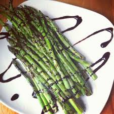 New Nostalgia Balsamic Glazed Roasted Asparagus Roasted Asparagus Asparagus Recipes Roasted Balsamic Glaze