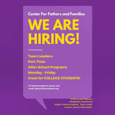 If You Know Anyone In Need Of Job Asap Please Let Me Know Please Send Your Resume To The Email Below Follow Cffs After School Program Resume We Are Hiring