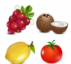 Walaupun sketsanya tidak diberi warna tetapi kamu tetap bisa. Buah Buahan Ikon Sketsa Tomat Jeruk Anggur Berwarna Warni Ai Eps Uidownload