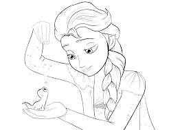 The beautiful princess is making snowflakes with her magical powers. Elsa Frozen 2 Coloring Page Frozen Coloring Book Coloring Home Frozen Coloring Mermaid Coloring Pages Frozen Coloring Pages