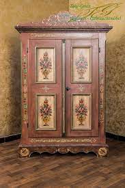 voglauer anno 1800 landhaus schrank bauernschrank wascheschrank antik bemalt ebay bauernschrank bauernhaus mobel handbemalte mobel