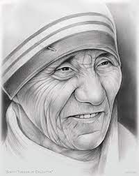 In this video, i have shown. Mother Teresa Drawing By Greg Joens