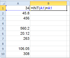 A number is even if it is perfectly divisible by 2. How To Check If The Number Is Integer In Excel