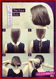 Wie Man Lange Haare Kurz Macht Faux Bob Hair Tutorials Haare Lange Macht Tutorials Simplehairstyletuto Long Hair Styles Fake Short Hair Short Hair Styles