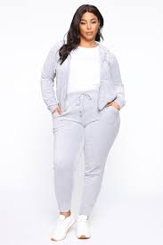 The Original Trendsetter Velour Set Heather Grey Spring Outfits Women Trend Setter Grey Fashion