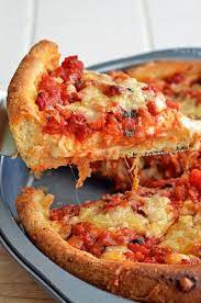 Chicago Style Deep Dish Pizza Chicago Style Deep Dish Pizza Deep Dish Pizza Recipes