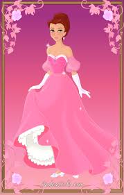 Anna Pink Dress By Kawaiibrit On Deviantart Disney Princess Art Pink Dress Art Nouveau Disney
