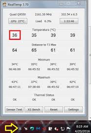 How to check your computer's cpu temperature. How To Monitor Cpu Temperature Inside Windows 7 Windows 10 Forums