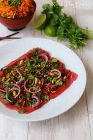 Carpaccio A La Vietnamienne Cuisine Asiatique Recette Asiatique Recette De Plat