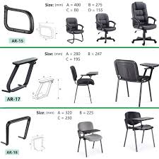 Fixed Pp Armrests Office Chair Parts Chair Parts Furntiure