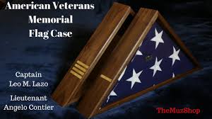 The most common flag display holder material is wood. How To Make Veteran S Memorial Flag Display Case Youtube
