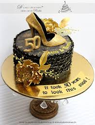 Golden 50th Birthday Cakes For Ladies Pin On Personalised Birthday Cakes For Adults