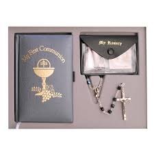 First communion set for boys. Gifts For First Communion Boy Catholic