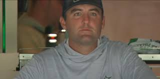 Scottie Scheffler in the 🏠 for Game 1 of the Western Conference Final  repping the Dallas Stars ⛳️🏒 The Dallas native & now 3-time major winner  catching some playoff hockey the night