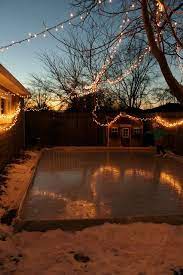 Sixty Fifth Avenue Backyard Backyard Rink Ice Rink