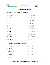Below you can download some free math worksheets and practice. Scientific Notation Worksheets Theworksheets Com Theworksheets Com
