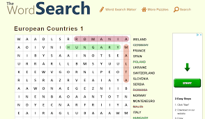 Once the puzzle is displayed, you can use the printable html or printable pdf buttons to get a clean page suitable for printing with your web browser. Free Word Search Maker Tutor Your Child