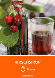 Kirschsirup Rezept Kirschsirup Kirschen Sirup