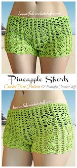 Womens jack wills shorty shorts white chino khaki shorts booty w32 uk size 10. Crochet Summer Shorts Pants Free Patterns Adult Size Instructions