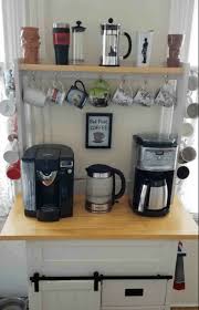 I feel like i can make a little space for a coffee bar just about anywhere. 17 Homemade Coffee Bar Plans You Can Diy Easily