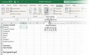 How To Create A Checklist In Microsoft Excel Makeuseof Excel Tutorials Checklist Microsoft Excel Formulas
