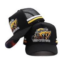 Customized Trucker Hats Countryside 5 Panel OEM ODM Flat Embroidery Side  Stripes High Quality Fitted Caps Trucker Caps Hat