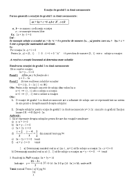 Formula discriminantului (delta δ ). 0ecuatia De Gradul I Cu Doua Necunoscute