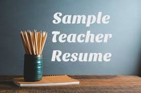 Resume builder app, resume example, resume help Best Sample Teacher Resume