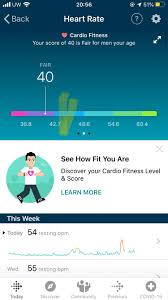 The strap is mildly elastic. Cardio Fitness Score Reset A Week Ago And I Was On The Highlighted Area Before I Run Every Other Day And It S Never Been A Problem Before What Should I Do
