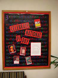 Earth day craft and writing prompt idea: Celebrate National Pi Day Bulletin Board Library Bulletin Boards Bulletin Board Display Library Displays