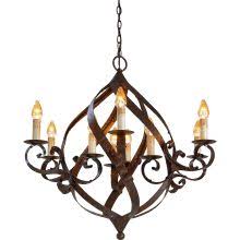 With a smooth, black iron finish, the vallejo iron wall sconces feature a very simple scrolled design, held up by an oval. Spanish Style Light Fixtures Shop By Style Lightingshowplace Com