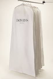 White Side Zip Garment Bag David S Bridal Dress Garment Bags Wedding Dress Garment Bags Garment Bags