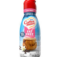 Coffee mate French Vanilla Fat Free Liquid Coffee Creamer