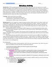 A mutation is a change in a dna sequence brought about either by a mistake made when the dna is certain types of mutations are silent and have no effect, but others affect protein production in a variety short answers : Mutations Activity Isabella Starace Name Toc Mutations Activity Introduction Dna Is Genetic Material Made Of Nucleotides Last Unit We Saw How Course Hero