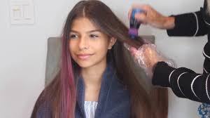 The biggest caveat, as with most temporary hair dyes, is that color may not show up as vibrantly or last as long on darker hair. Temporary Pink And Blue On Dark Hair With No Bleach Youtube