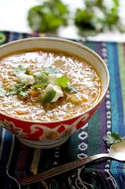 Tajik Green Lentil And Rice Soup Az Cookbook Recipe Green Lentils Food Rice Soup