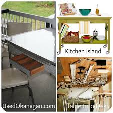 To turn a table into an island. Used Ca Used Furniture Transforming Kitchen Tables Used Ca