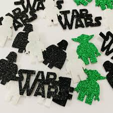 Grâce à cette collection de vaisselle jetable à composer en kit anniversaire star wars, la force est en vous ! Starwars Confettis Joyeux Anniversaire Fete Table Dispersion Decorations Paillettes Non Tisse Fete Fournitures Jedi Enfants Chambre Deco Aliexpress