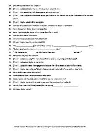 Winter Dreams F Scott Fitzgerald Complete Guided Reading Worksheet