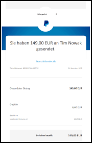 Erst wenn ihr euch nicht einigen könnt, solltet ihr bei paypal eine rücküberweisung des geldbetrags. E Mail Zu Paypal Zahlung Ist Betrug Ihre Zahlung War Erfolgreich