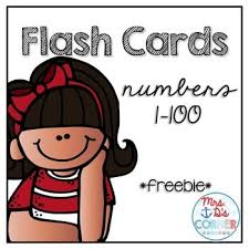 Cut the border using scissors so that it can create sheets of flashcards 4. Freebie Numbers 1 100 Flash Cards Numbers 1 100 Flashcards Kindergarten Worksheets Printable