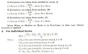 The mean (or arithmetic mean) of n observations (variates). Mean Deviation Coefficient Of Mean Deviation
