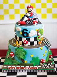 See more ideas about cake, mario cake, super mario cake. Mad Dash Racing Mario Kart Birthday Party Hostess With The Mostess