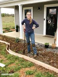 It will become hard, securing the pavers and keeping weeds from growing in the cracks (images 3 & 4). How To Make A Concrete Landscape Curb In 4 Easy Steps