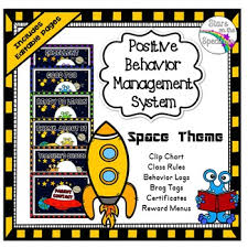 Clip Chart Behavior Management System Space Theme