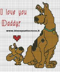 It's a good thing i liked the pattern, because i got to stitch it up twice thanks to a damaged package. Schema Scooby Doo Disney Cross Stitch Scooby Doo Cross Stitch