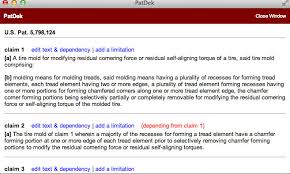 Patent Claim Chart Past Patdek